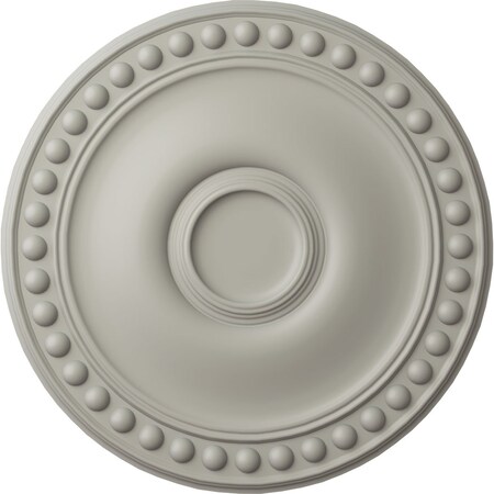 Ekena Millwork Foster Ceiling Medallion (Fits Canopies up to 5 5/8"), Hand-Painted Pot of Cream, 19 1/8"OD x 1"P CM19FOPCF